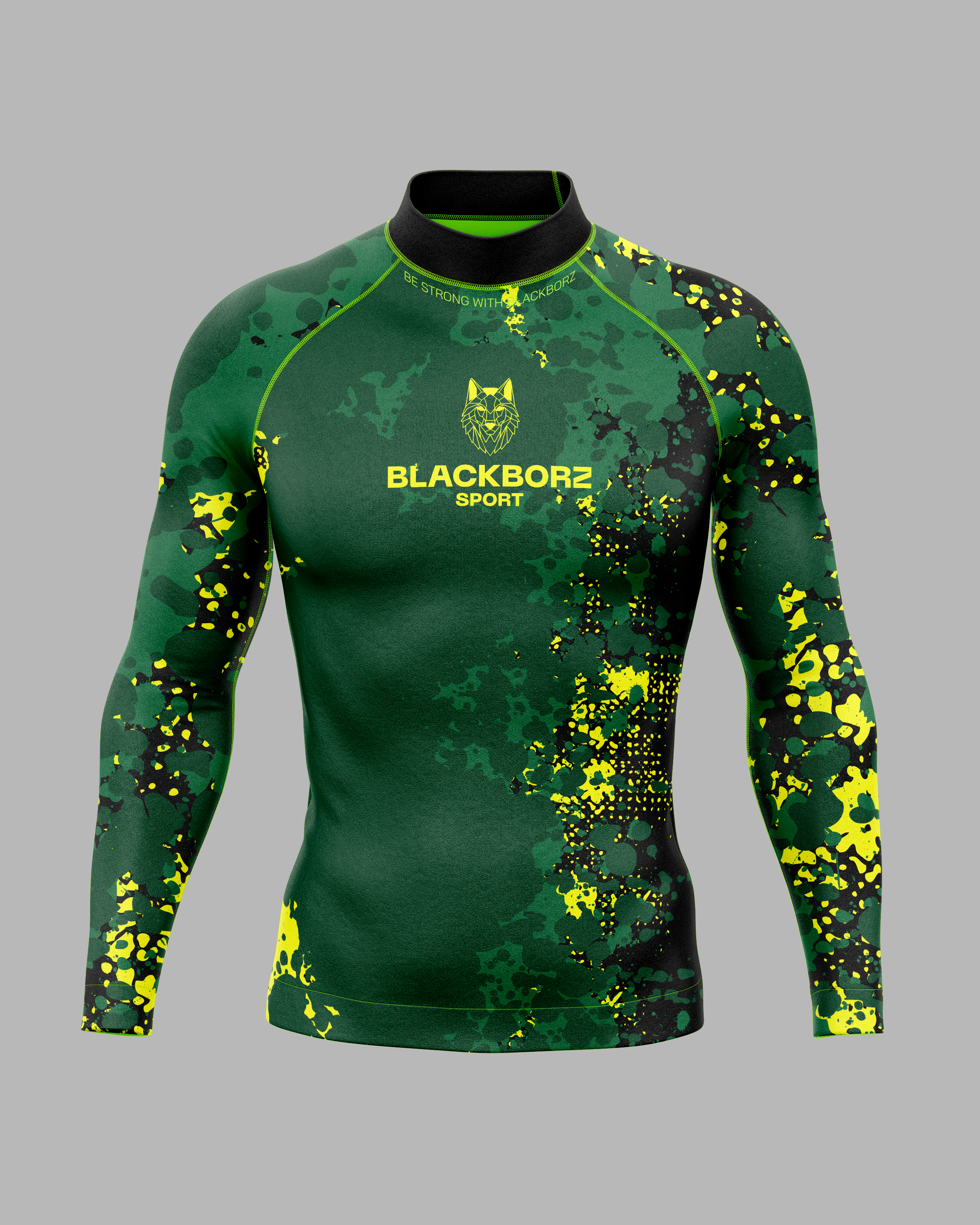 BLACKBORZ - RASHGUARD LONG SLEEVES 2.0 BLACKBORZ