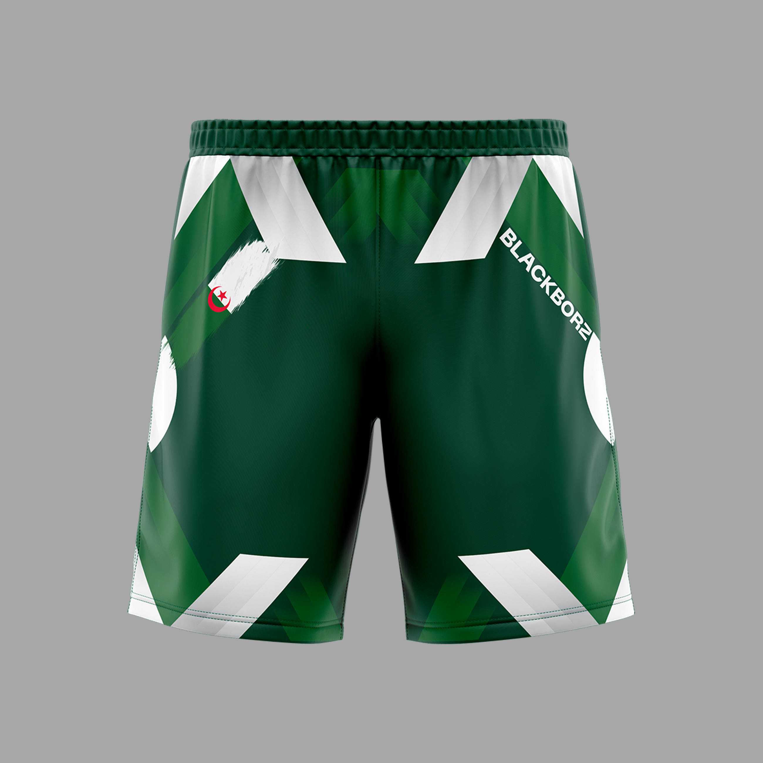 BLACKBORZ - ALGERIA SHORTS BLACKBORZ