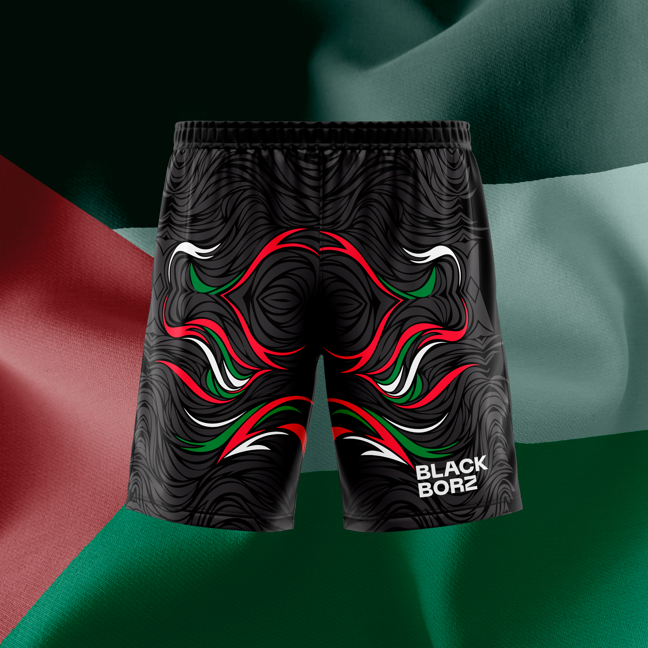 BLACKBORZ - SHORTS PALESTINE