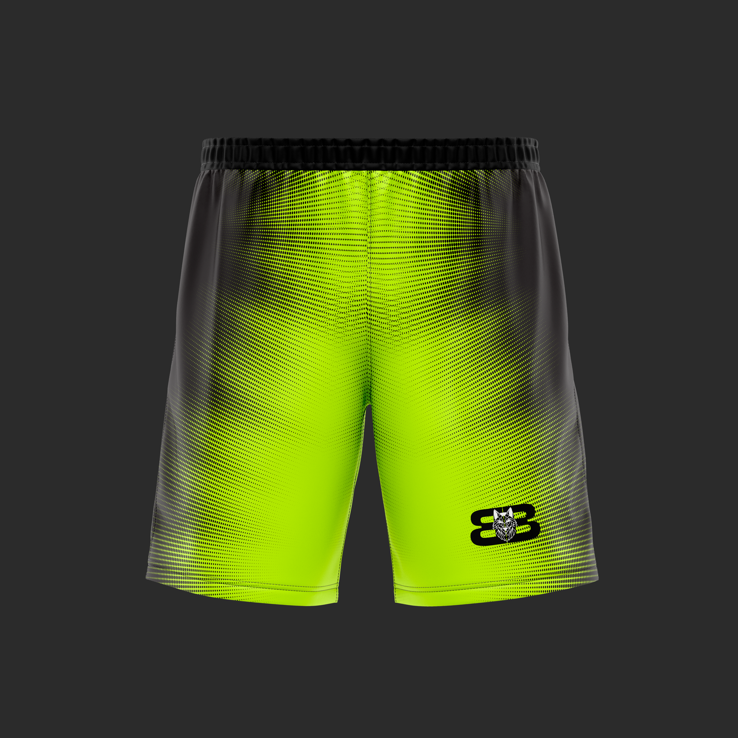 BLACKBORZ - BB SHORTS LIME GREEN