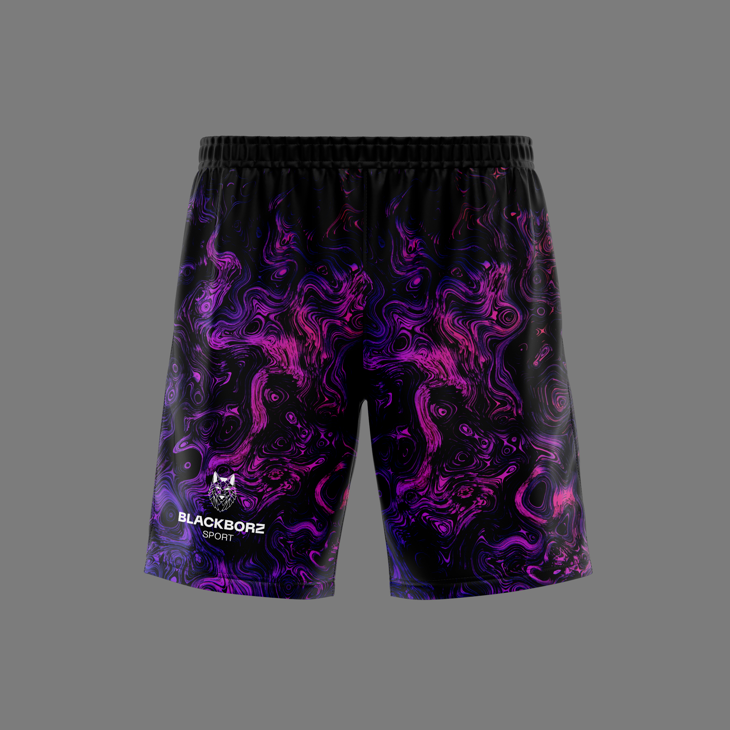 BLACKBORZ - BB SHORTS PURPLE BLACKBORZ