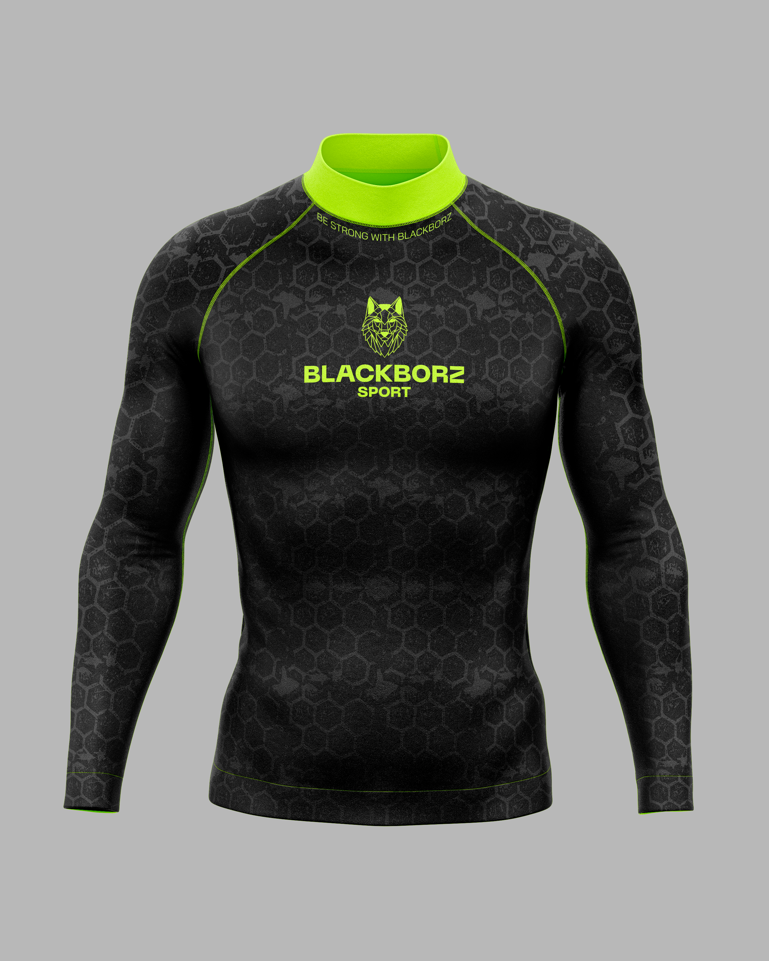 BLACKBORZ - RASHGUARD LONG SLEEVES 3.0 BLACKBORZ