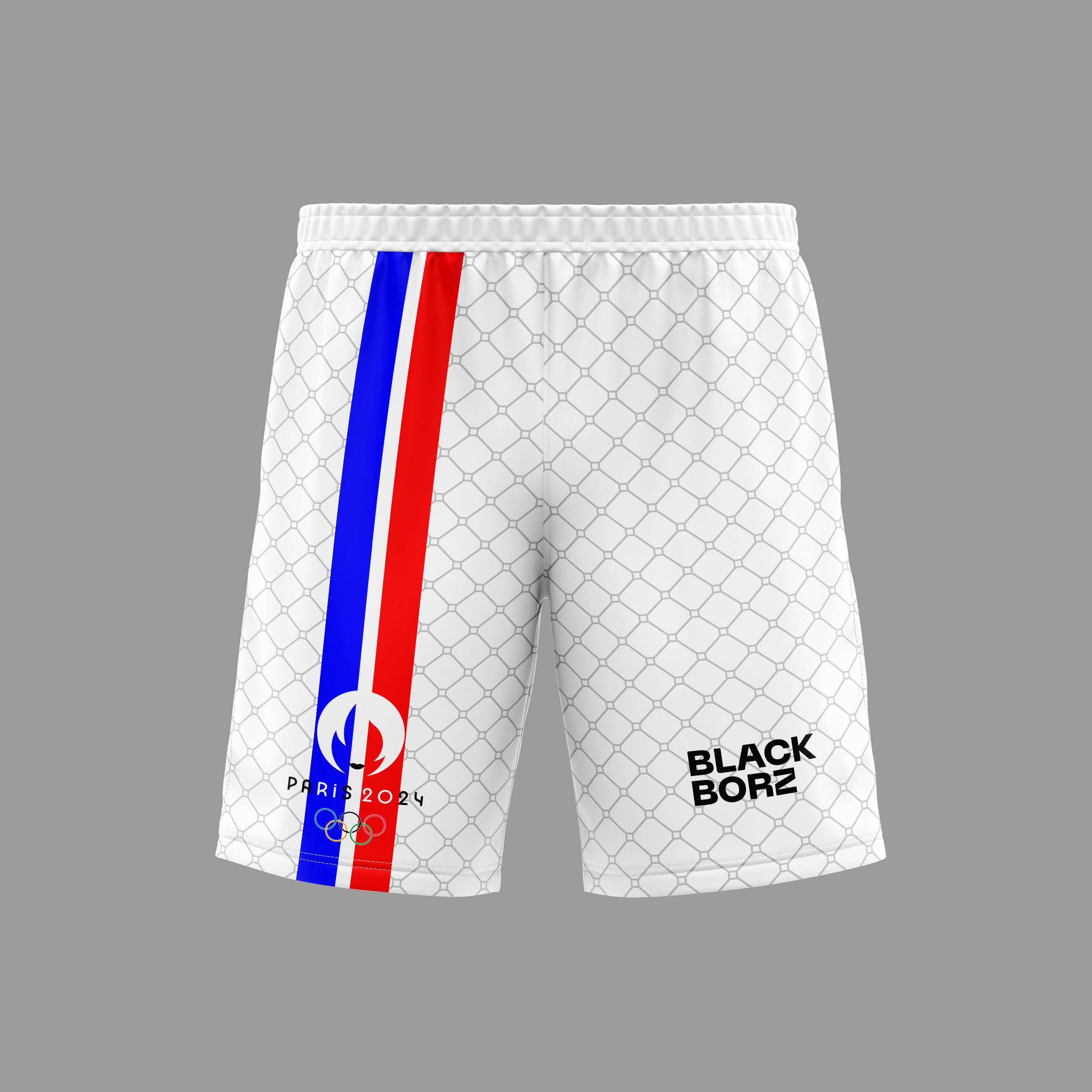 BLACKBORZ - SHORTS FRANCE OLYMPIC BLACKBORZ