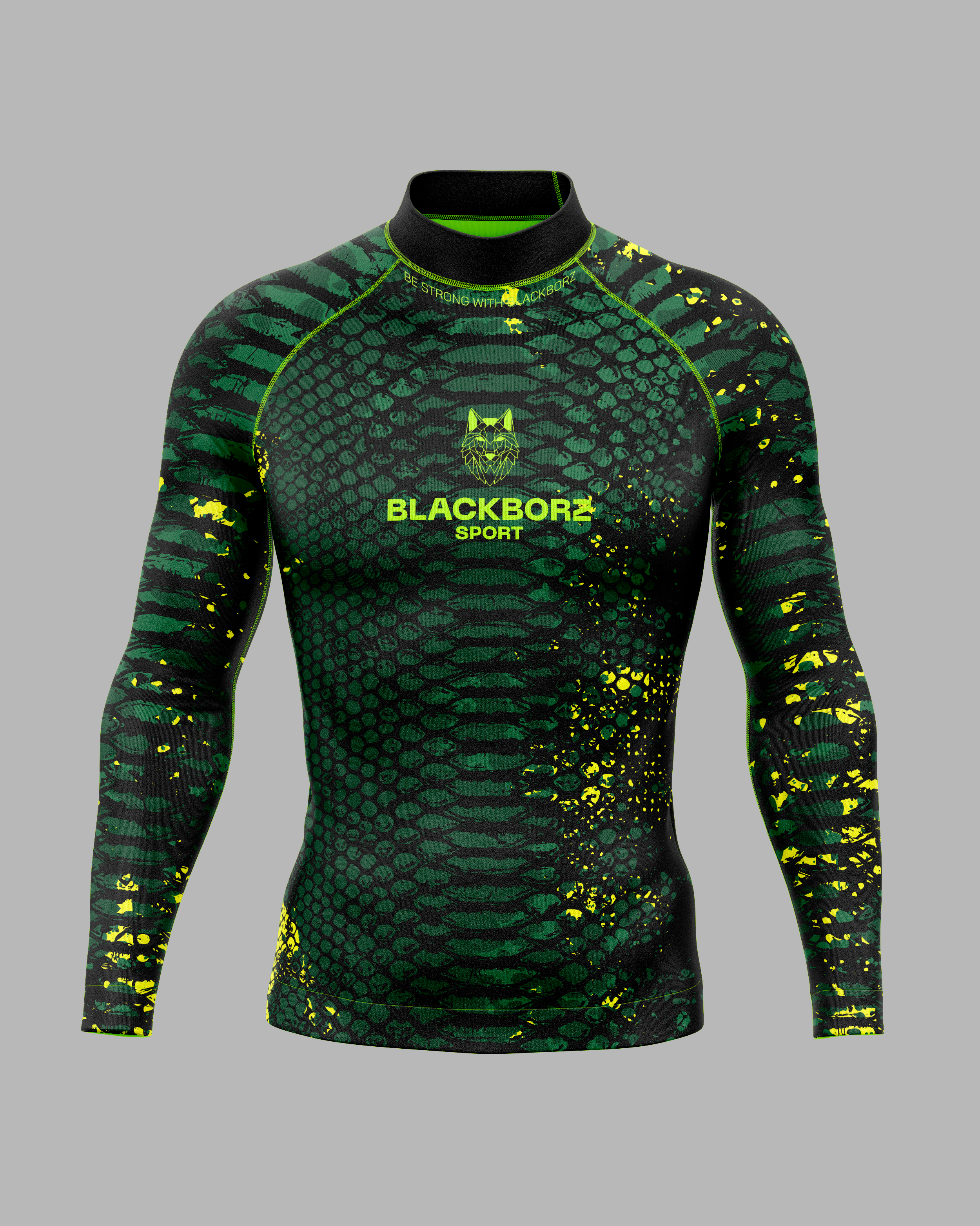 BLACKBORZ - RASHGUARD LONG SLEEVES BLACKBORZ