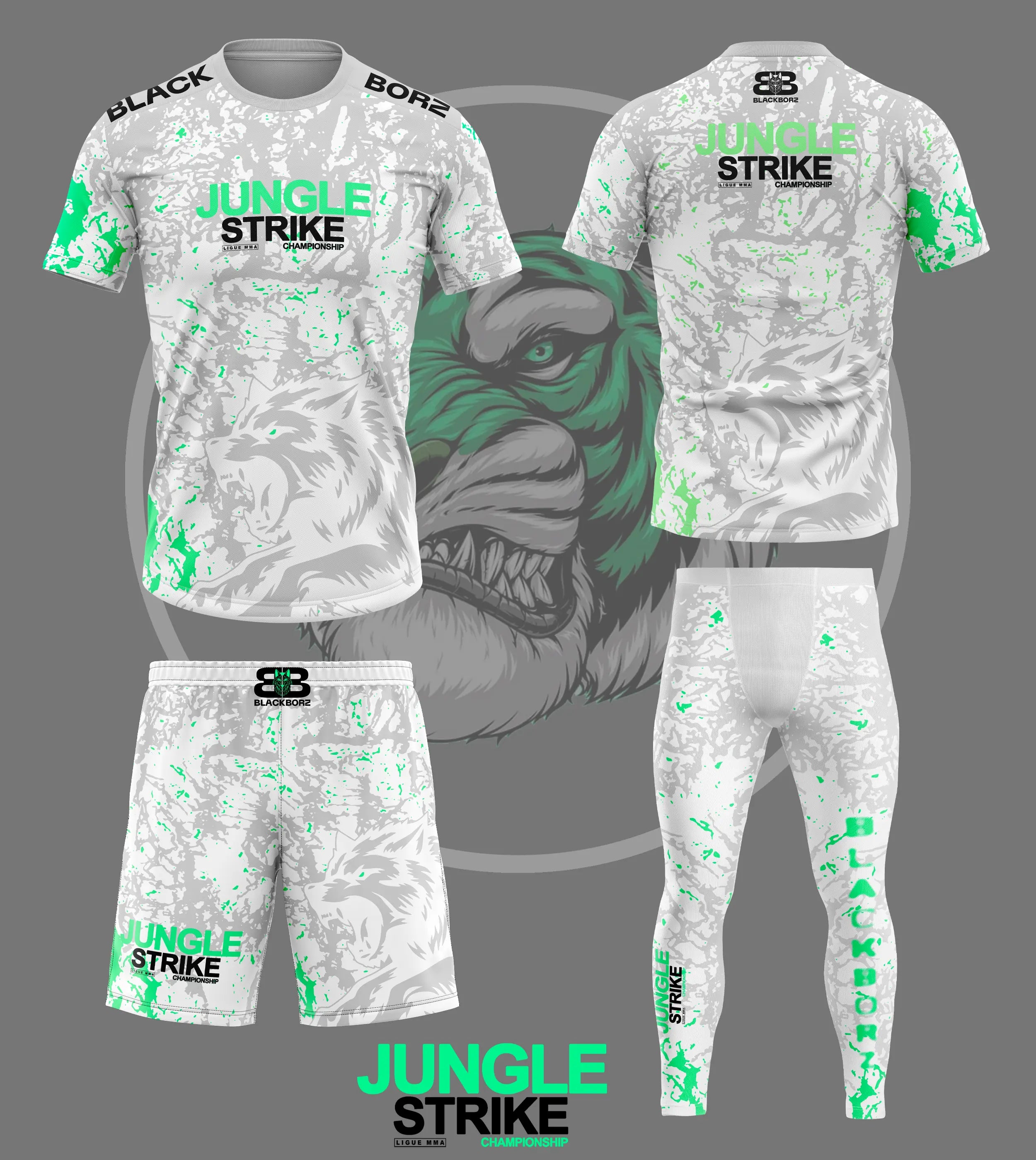 BLACKBORZ x JUNGLE STRIKE MMA - COMBO SET BLACKBORZ